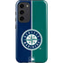 MLB Seattle Mariners Split Galaxy S23 Plus Pro Case