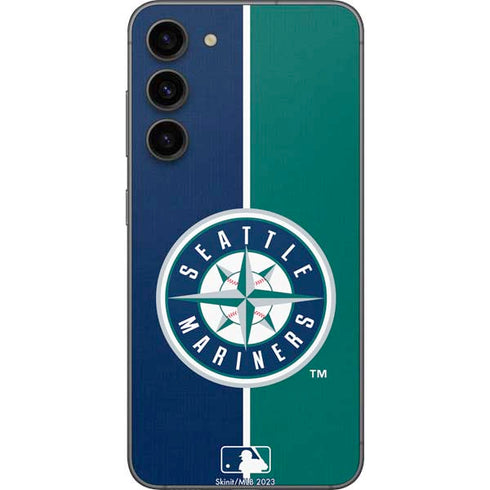 MLB Seattle Mariners Split Galaxy S23 Plus Skin