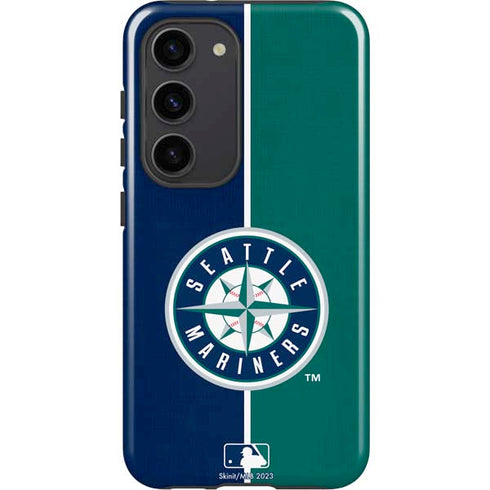 MLB Seattle Mariners Split Galaxy S23 Pro Case