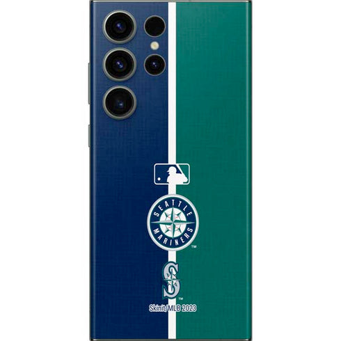 MLB Seattle Mariners Split Galaxy S23 Ultra Skin