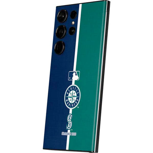MLB Seattle Mariners Split Galaxy S23 Ultra Skin