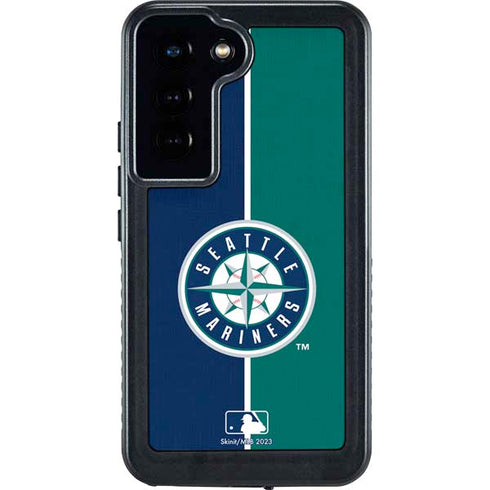 MLB Seattle Mariners Split Galaxy S23 Waterproof Case