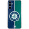 MLB Seattle Mariners Split Galaxy S24 Clear Case