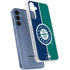 MLB Seattle Mariners Split Galaxy S24 Clear Case