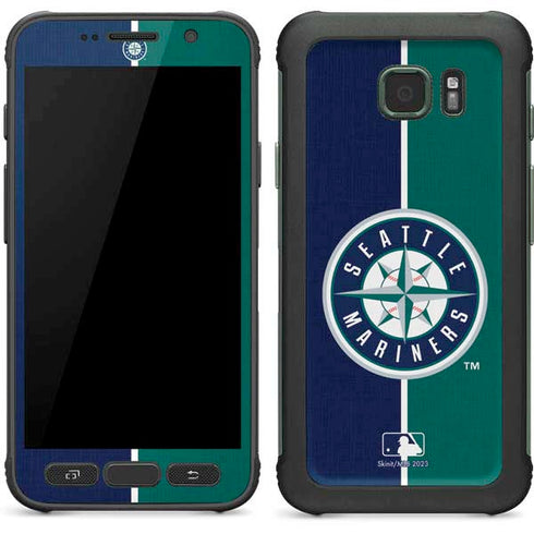 MLB Seattle Mariners Split Galaxy S7 Active Skin