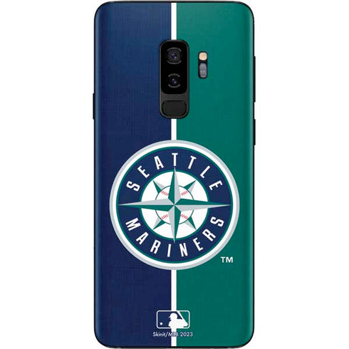MLB Seattle Mariners Split Galaxy S9 Plus Skin