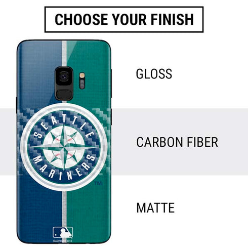 MLB Seattle Mariners Split Galaxy S9 Skin