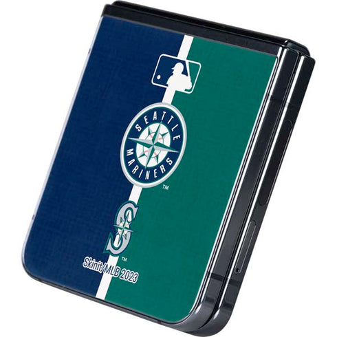 MLB Seattle Mariners Split Galaxy Z Flip5 5G Skin