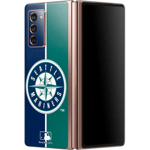 MLB Seattle Mariners Split Galaxy Z Fold2 5G Skin