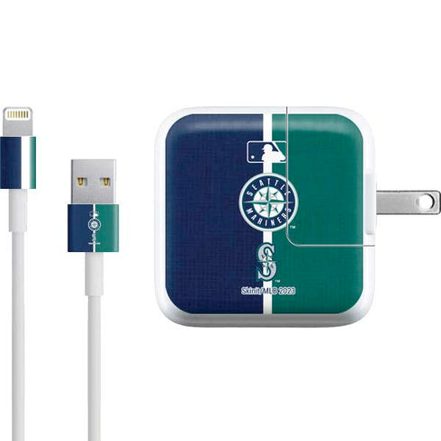 MLB Seattle Mariners Split iPad Charger (10W USB) Skin