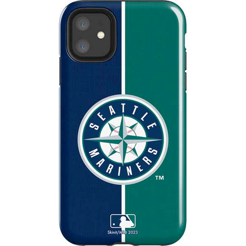 MLB Seattle Mariners Split iPhone 11 Impact Case