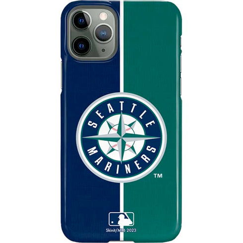 MLB Seattle Mariners Split iPhone 11 Pro Lite Case