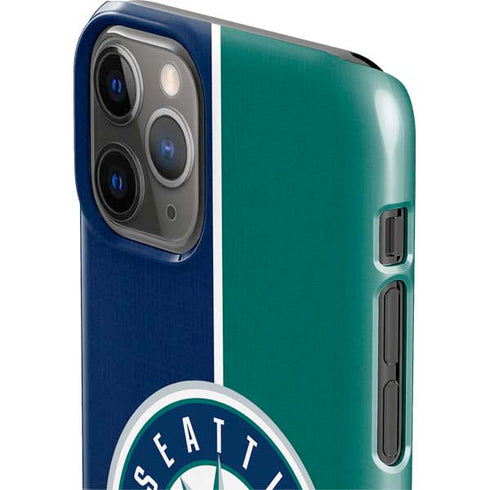 MLB Seattle Mariners Split iPhone 11 Pro Lite Case