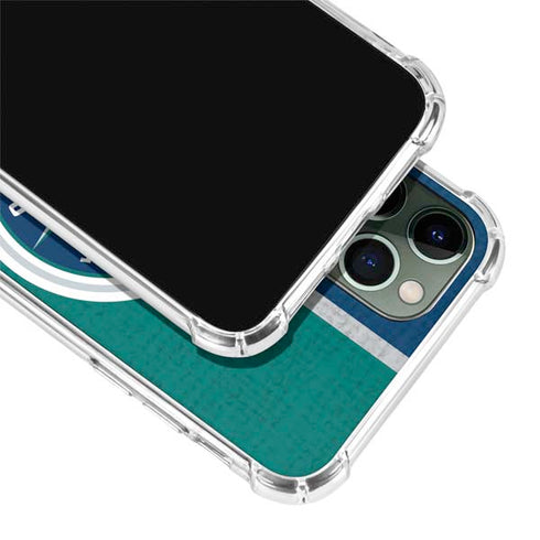 MLB Seattle Mariners Split iPhone 11 Pro Max Clear Case
