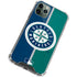 MLB Seattle Mariners Split iPhone 11 Pro Max Clear Case