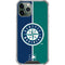 MLB Seattle Mariners Split iPhone 11 Pro Max Clear Case