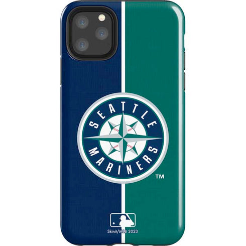 MLB Seattle Mariners Split iPhone 11 Pro Max Impact Case