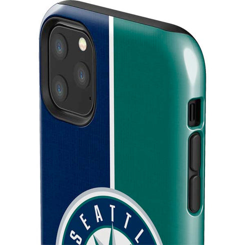 MLB Seattle Mariners Split iPhone 11 Pro Max Impact Case