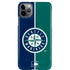 MLB Seattle Mariners Split iPhone 11 Pro Max Lite Case
