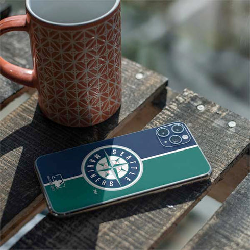MLB Seattle Mariners Split iPhone 11 Pro Max Skin
