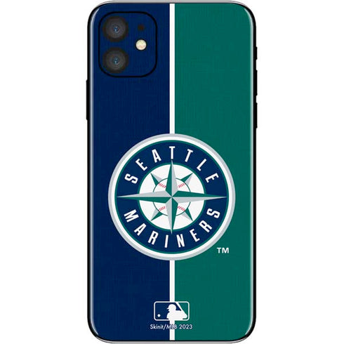 MLB Seattle Mariners Split iPhone 11 Skin