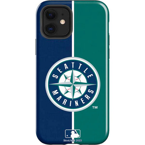 MLB Seattle Mariners Split iPhone 12 Impact Case