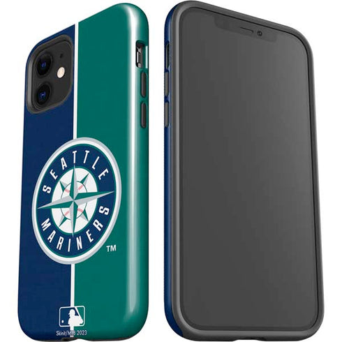 MLB Seattle Mariners Split iPhone 12 Impact Case