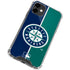 MLB Seattle Mariners Split iPhone 12 Mini Clear Case
