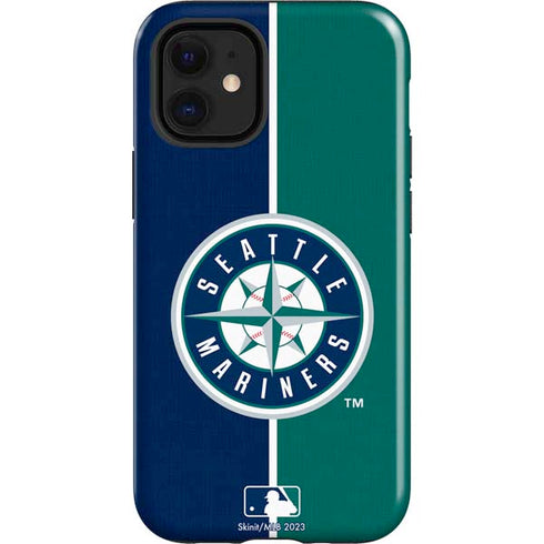 MLB Seattle Mariners Split iPhone 12 Mini Impact Case