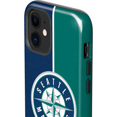 MLB Seattle Mariners Split iPhone 12 Mini Impact Case