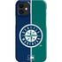 MLB Seattle Mariners Split iPhone 12 Mini Lite Case