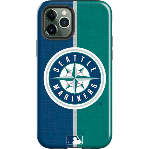 MLB Seattle Mariners Split iPhone 12 Pro Max Impact Case