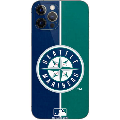 MLB Seattle Mariners Split iPhone 12 Pro Max Skin
