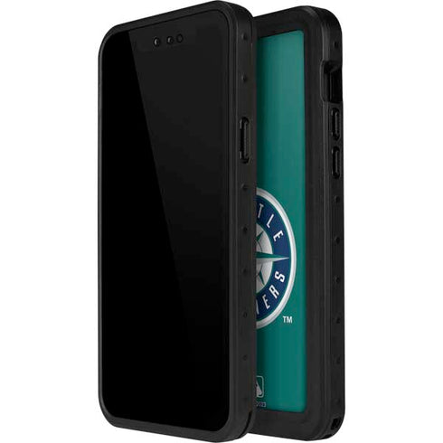 MLB Seattle Mariners Split iPhone 12 Pro Max Waterproof Case