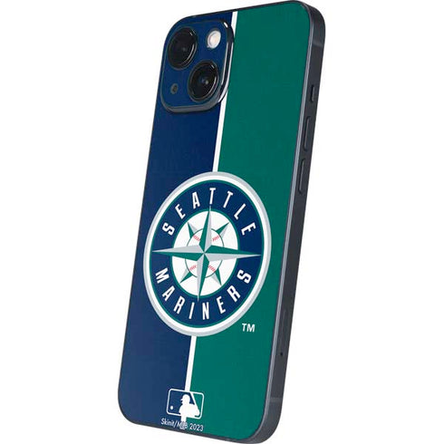 MLB Seattle Mariners Split iPhone 13 Mini Skin