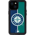 MLB Seattle Mariners Split iPhone 13 Mini Waterproof Case