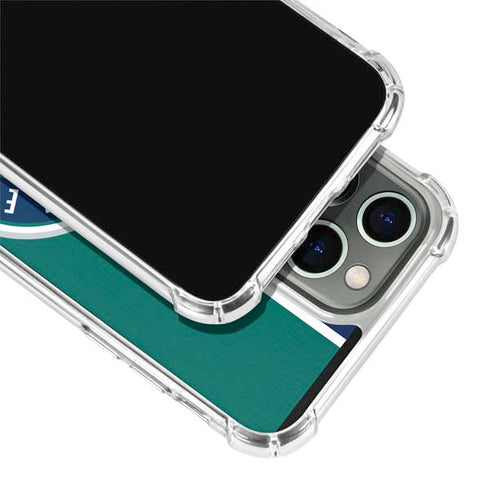 MLB Seattle Mariners Split iPhone 13 Pro Clear Case