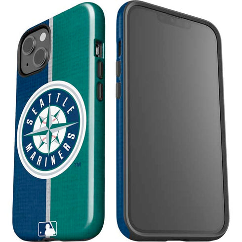 MLB Seattle Mariners Split iPhone 15 Plus Impact Case
