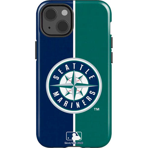 MLB Seattle Mariners Split iPhone 15 Impact Case