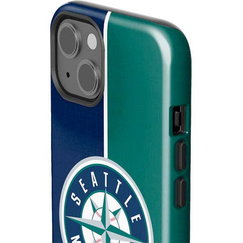 MLB Seattle Mariners Split iPhone 15 Impact Case