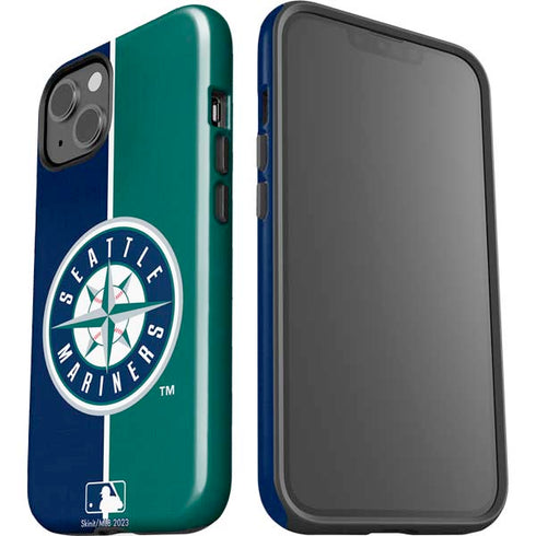 MLB Seattle Mariners Split iPhone 15 Impact Case