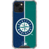 MLB Seattle Mariners Split iPhone 15 Plus Clear Case