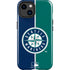 MLB Seattle Mariners Split iPhone 15 Plus Impact Case