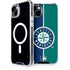 MLB Seattle Mariners Split iPhone 14 Plus MagSafe Case