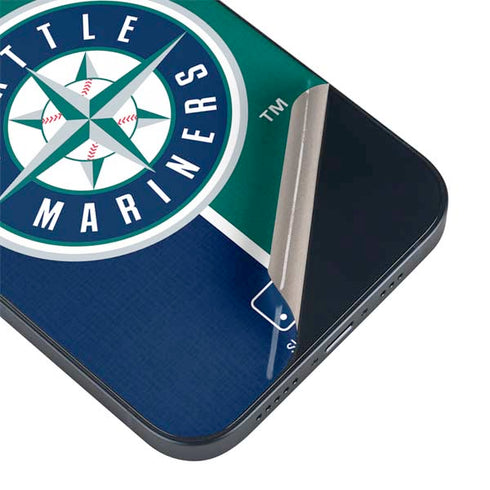MLB Seattle Mariners Split iPhone 15 Plus Skin