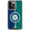 MLB Seattle Mariners Split iPhone 15 Pro Clear Case