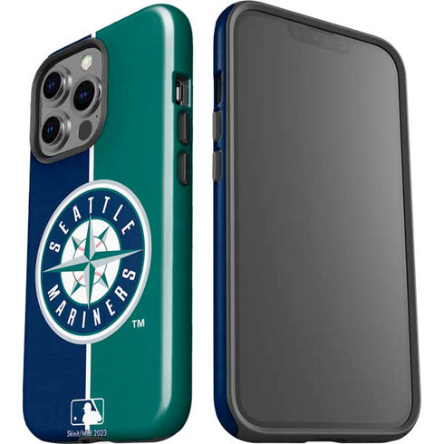 MLB Seattle Mariners Split iPhone 15 Pro Impact Case