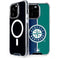 MLB Seattle Mariners Split iPhone 15 Pro MagSafe Case