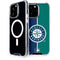 MLB Seattle Mariners Split iPhone 15 Pro Max MagSafe Case