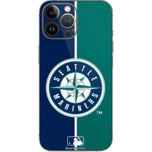 MLB Seattle Mariners Split iPhone 14 Pro Max Skin